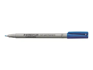 Produktfoto för STAEDTLER Lumocolor Universalpenna Lumocolor® 316 icke-permanent, tunn spets, 0,6 mm linjebredd, blå