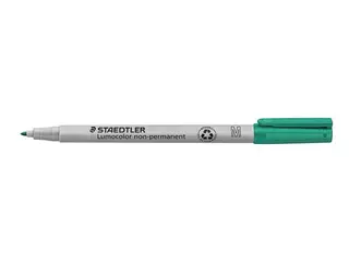 Produktfoto för STAEDTLER Lumocolor Universalpenna Lumocolor® Icke-permanent, kulspets, 1 mm linjebredd, grön