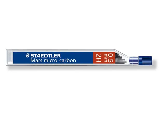 Alternativ bild 0 för Staedtler Mars Stift till mekanisk stiftpenna, Mars Micro Carbon, 0,5 mm 2H-stift