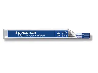 Produktfoto för Staedtler Mars Stift till mekanisk stiftpenna, Mars Micro Carbon, 0,7 mm HB-stift