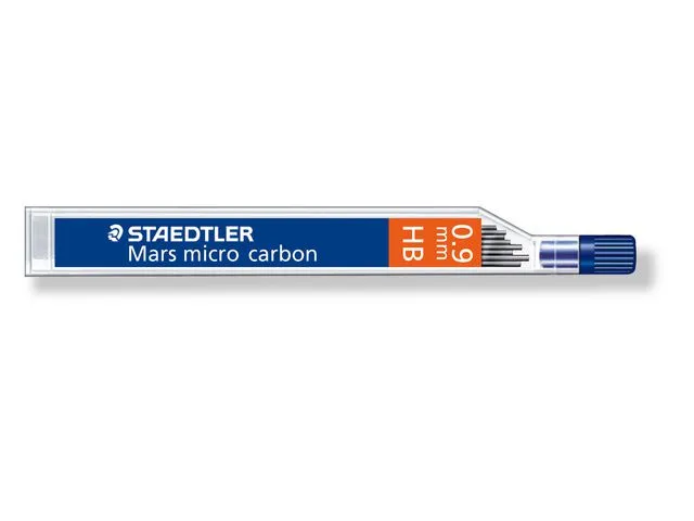 Alternativ bild 0 för Staedtler Mars Stift till mekanisk stiftpenna, Mars Micro Carbon, 0,9 mm HB-stift
