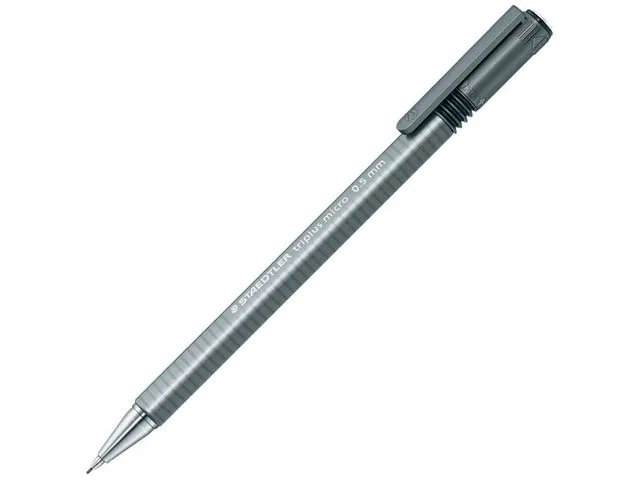 Alternativ bild 0 för Staedtler Mekanisk stiftpenna, Triplus Micro, 0,5 mm B-stift, grå pennkropp
