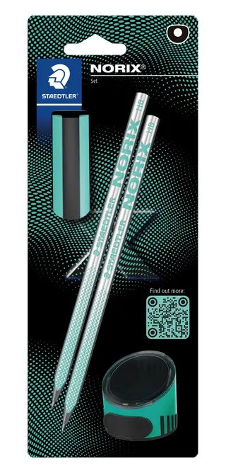 Produktfoto för Staedtler Pencil NORIX HB set bc  100% PEFC