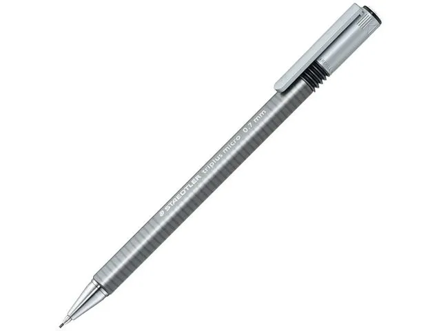 Alternativ bild 0 för Staedtler Stiftpenna, Triplus Micro, 0,7 mm B-stift, grå pennkropp