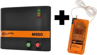 Produktfoto för Stängselaggregat M950 230 volt Inkl Voltmätare Gallagher