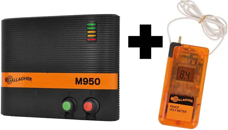 Alternativ bild 0 för Stängselaggregat M950 230 volt Inkl Voltmätare Gallagher