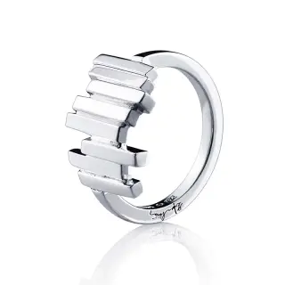 Produktfoto för Stairway To Heaven Ring Silver 15.00