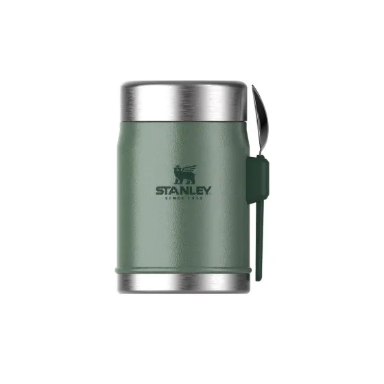 Alternativ bild 0 för Stanley The Legendary Food Jar + Spor Hammertone Green 0,4 L Hammertone Green
