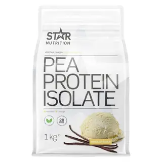 Produktfoto för Star Nutrition Pea Protein Isolate Vanilla 1000g