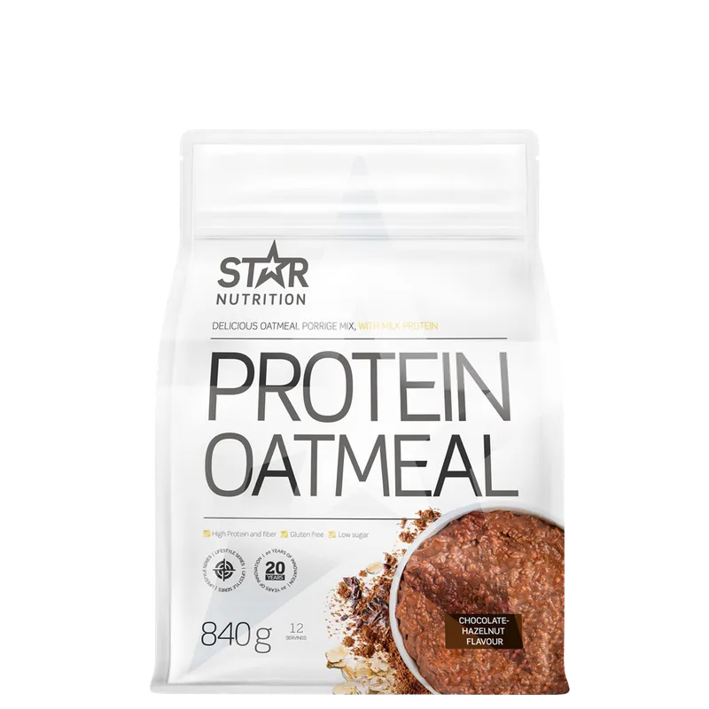 Alternativ bild 0 för Star Nutrition Protein Oatmeal Chocolate Hazelnut 840g