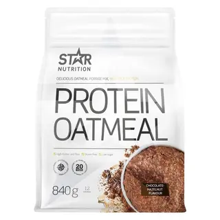 Produktfoto för Star Nutrition Protein Oatmeal Chocolate Hazelnut 840g