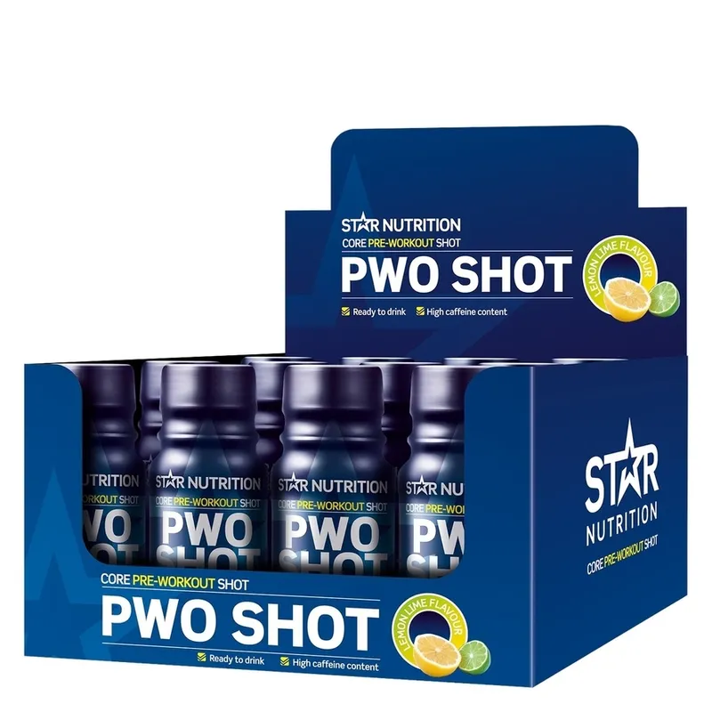 Bild 1 för Star Nutrition PWO Shot Lemon & Lime 12-pack
