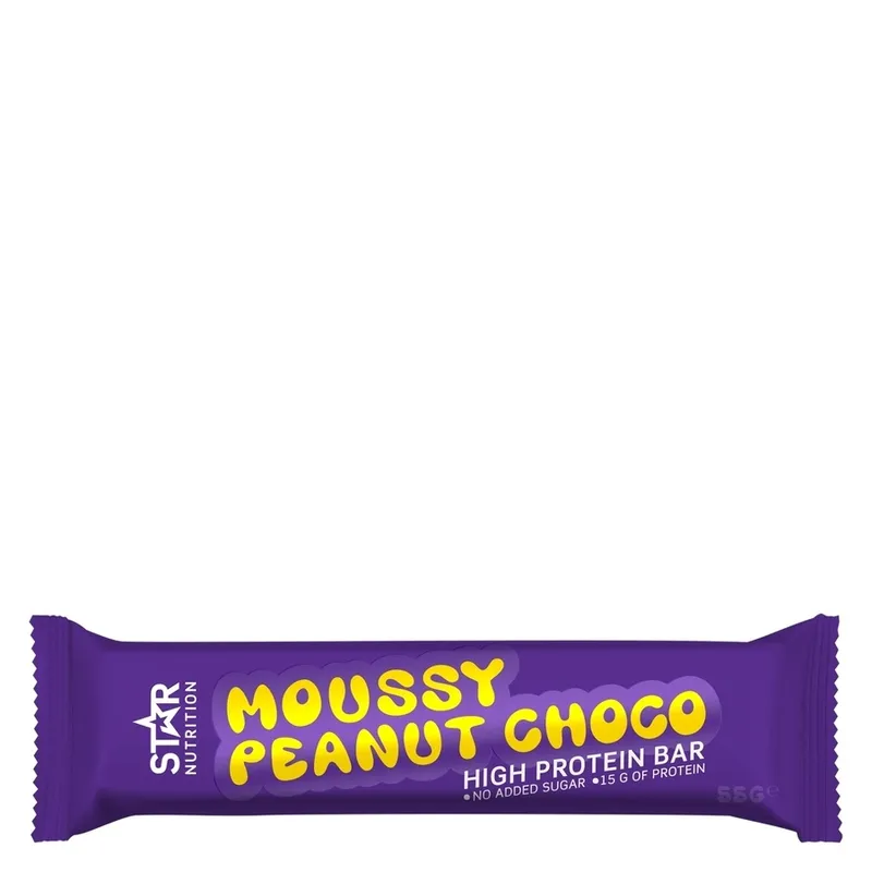 Bild 2 för Star Nutrition Soft Protein Bar Moussy Peanut Choco 12x55g