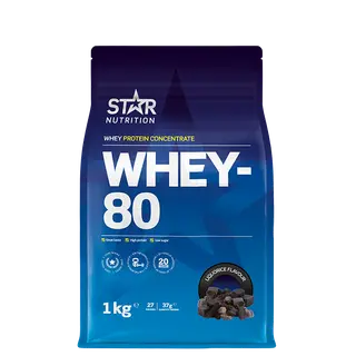 Produktfoto för Star Nutrition Whey 80 1kg - Liquorice (Candy)
