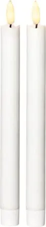 Produktfoto för Star Trading 063-30 LED 2-pack Flamme Vit 2