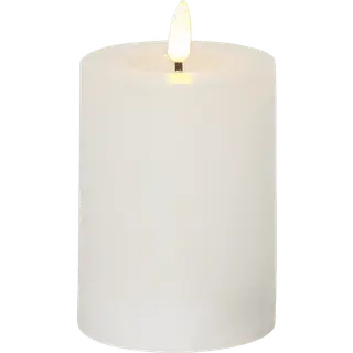 Produktfoto för STAR TRADING Blockljus Flamme Flow LED 12,5cm vit