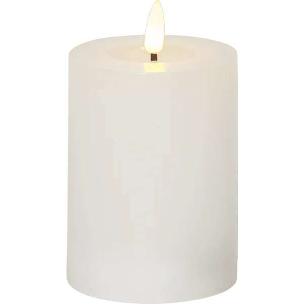 Bild 1 för STAR TRADING Blockljus Flamme Flow LED 12,5cm vit