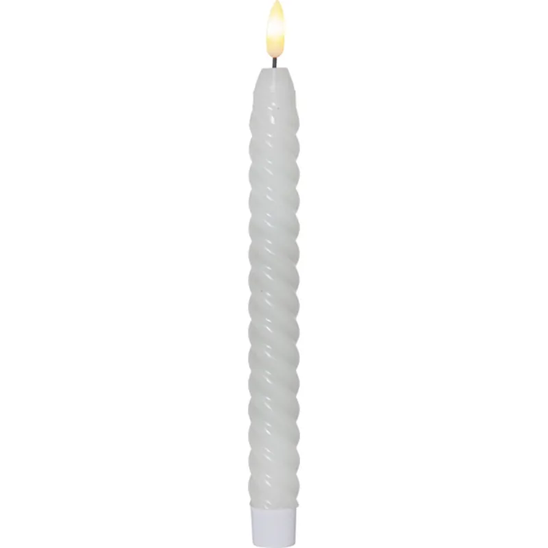 Bild 2 för Star Trading Flamme Swirl 064-34 vit 2-p