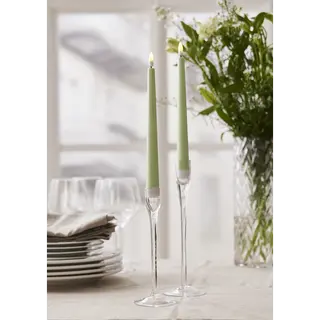Produktfoto för Star Trading LED-antikljus 2-pack Flamme Candy grön 060-23