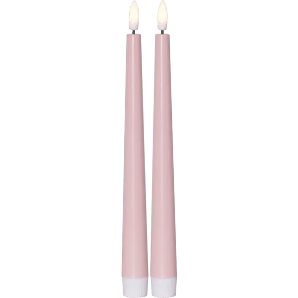 Bild 2 för Star Trading LED-antikljus 2-pack Flamme Candy rosa 060-24