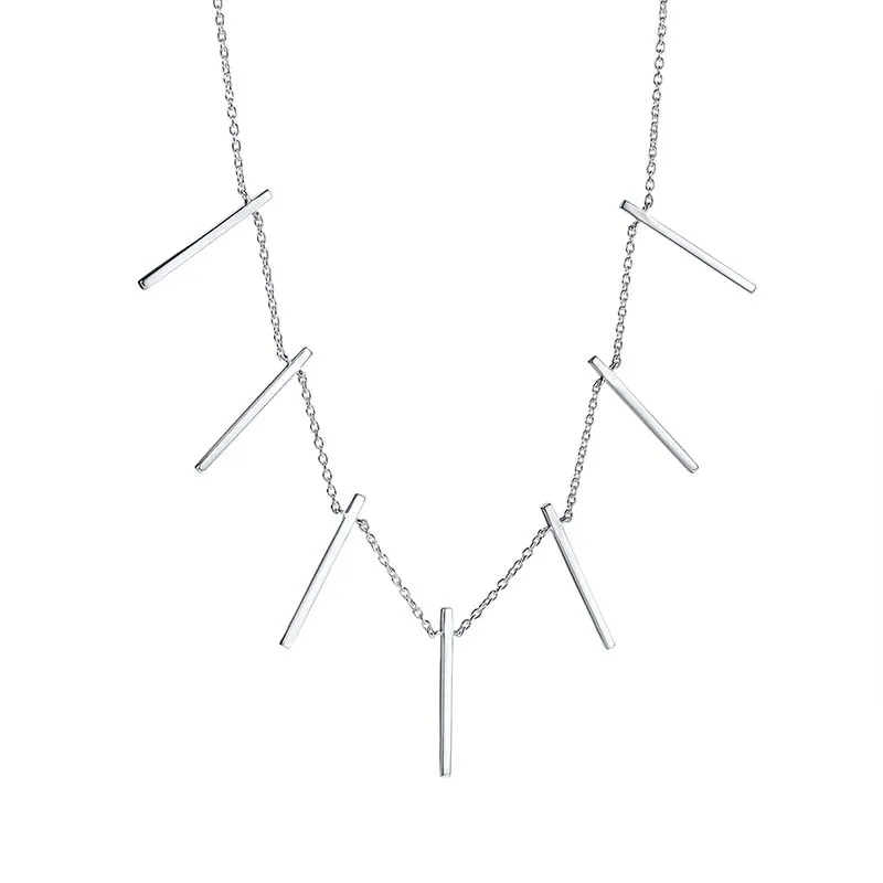 Alternativ bild 0 för Starline Collier plain Silver 40-45 cm