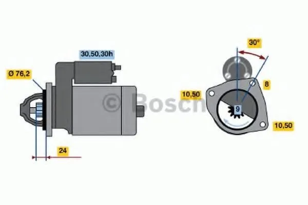 Alternativ bild 0 för Startmotor