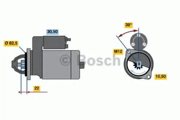 Alternativ bild 0 för Startmotor