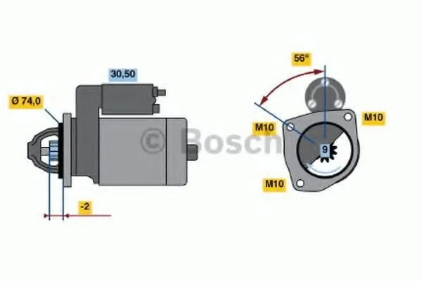 Alternativ bild 0 för Startmotor