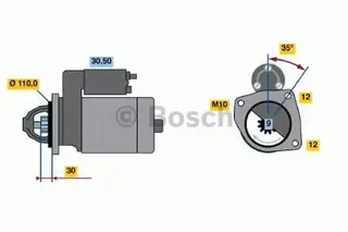 Produktfoto för Startmotor