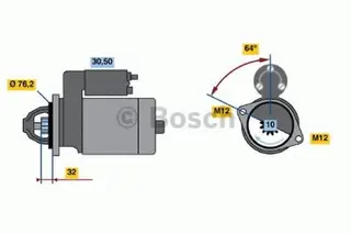 Produktfoto för Startmotor