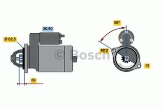 Produktfoto för Startmotor
