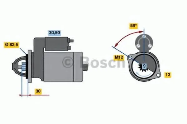 Alternativ bild 0 för Startmotor