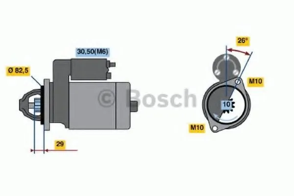 Alternativ bild 0 för Startmotor