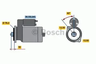 Produktfoto för Startmotor