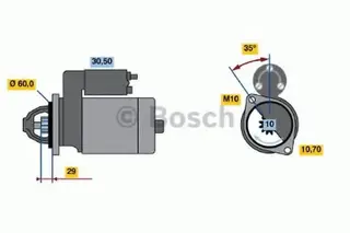 Produktfoto för Startmotor
