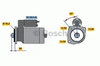 Produktfoto för Startmotor