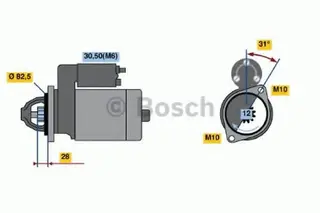 Produktfoto för Startmotor