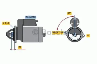 Produktfoto för Startmotor