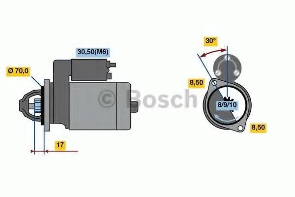 Alternativ bild 0 för Startmotor