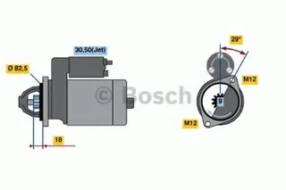 Produktfoto för Startmotor