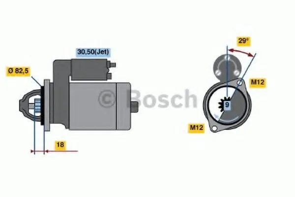 Alternativ bild 0 för Startmotor