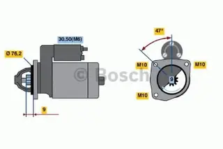 Produktfoto för Startmotor