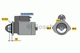Produktfoto för Startmotor