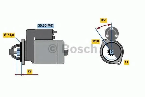 Alternativ bild 0 för Startmotor