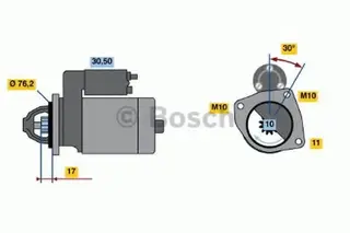 Produktfoto för Startmotor Bosch
