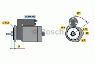 Produktfoto för Startmotor Bosch