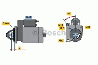 Produktfoto för Startmotor Bosch