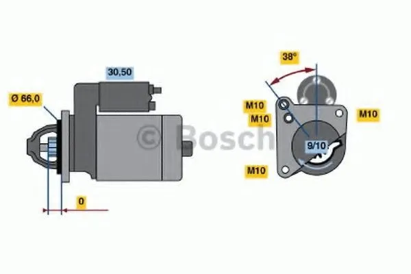Alternativ bild 0 för Startmotor Bosch