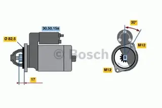 Produktfoto för Startmotor Bosch