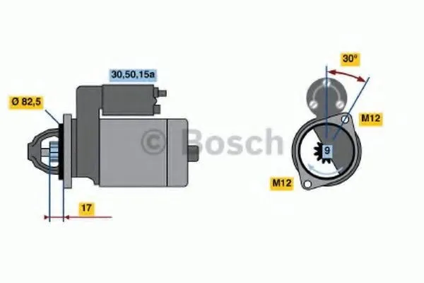 Alternativ bild 0 för Startmotor Bosch